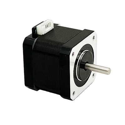 NEMA 17 बाइपोलर 1.8डिग्री 0.4Nm 1.2A 2.8V 42x42x39mm स्टेपर मोटर